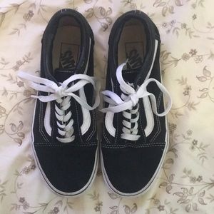 Vans Old Skool Flame Black True White Sneakers